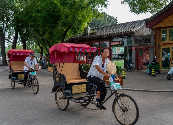 Rickshaw in a hutong